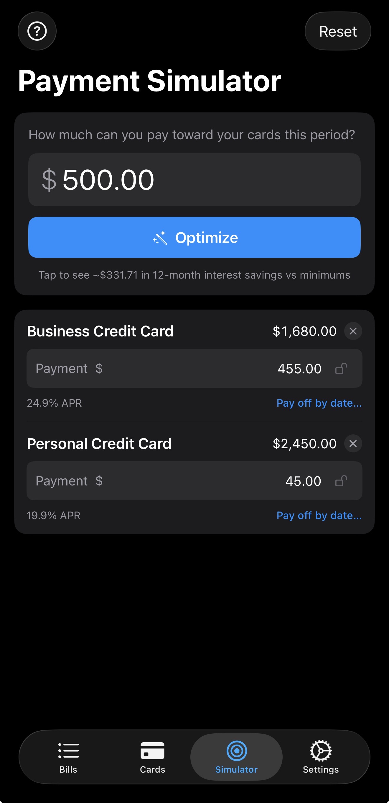 BilliPaid Payment Simulator